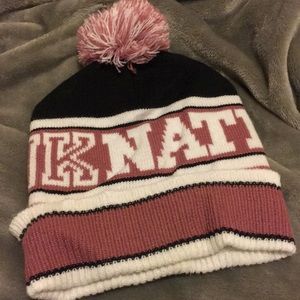 Pink Pom Pom Hat